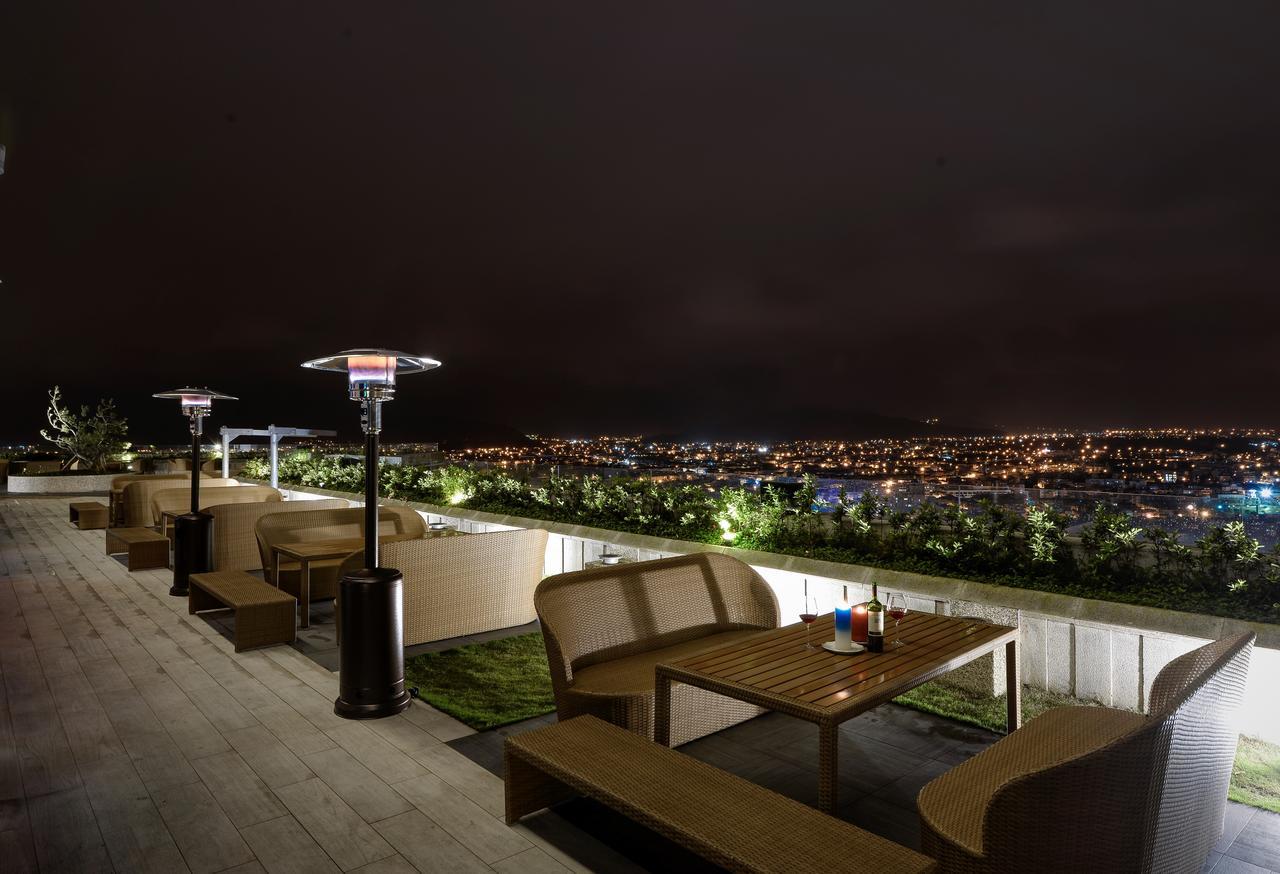 Cuncyue Hot Spring Resort Luodong Exterior foto Skyline